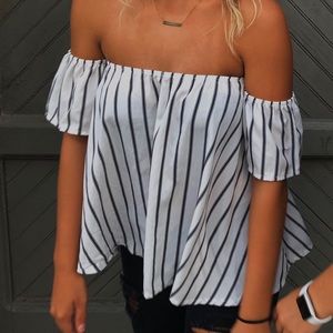 Off the shoulder top